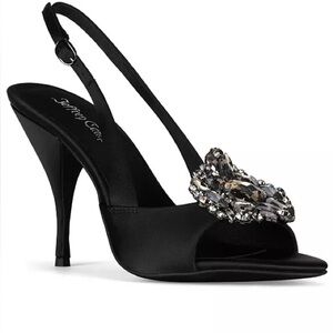Jeffrey Campbell Triomphe Crystal Embellished Slingback Sandal (Women)